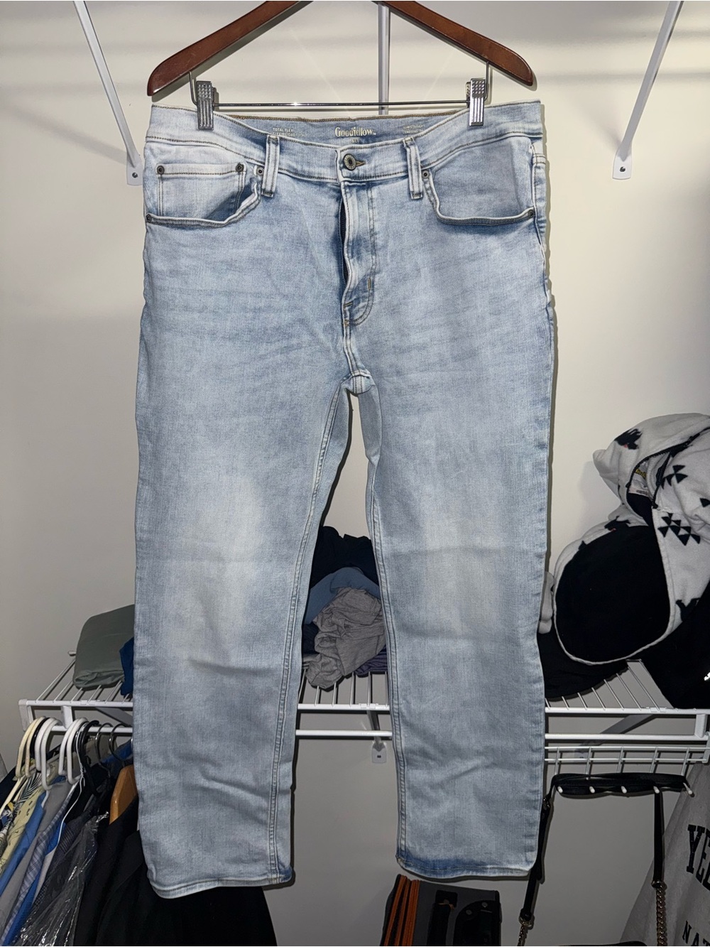 Goodfellow & Co Light Blue Slim Straight Jeans